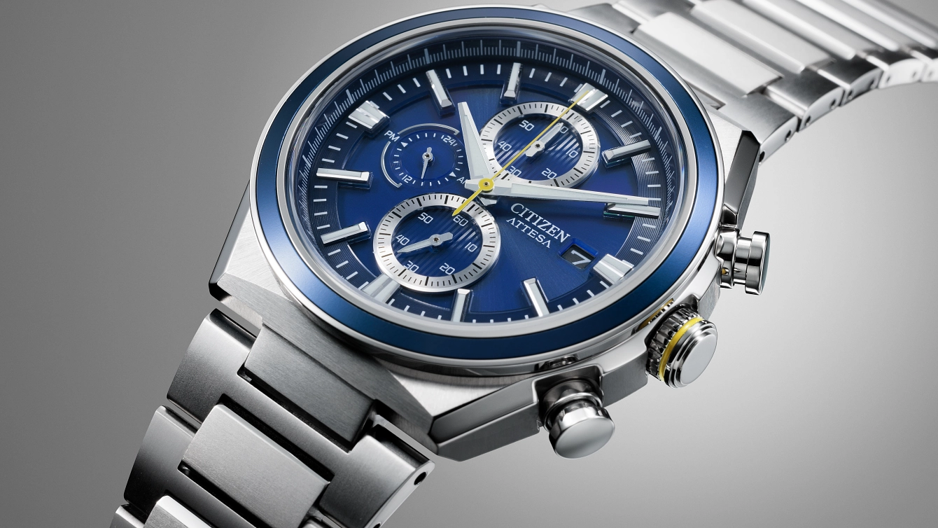 【限定値下】CITIZEN ATTESA CA0837-65L ATTESA Blue Dial Super Titanium Bracelet CA0837-65L | CITIZEN